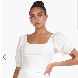 SOLD! white papaya top brand new with tags.